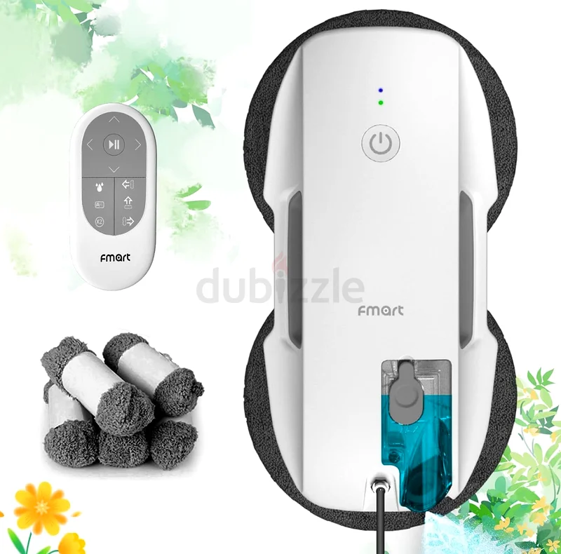 Fmart Window Cleaner Robot T9 Smart Glass Cleaning with Ultrasonic Spray for Indoor Outdoor High Ris63253472385537112