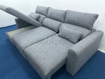 IKEA eskilstuna dark grey color lshape sofa bed with storage