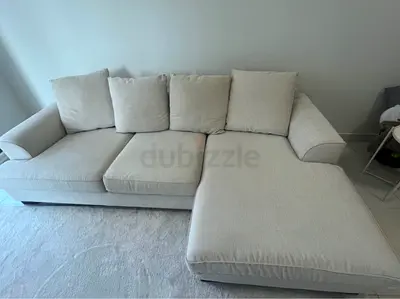 As perfect condition the one brand Kingston lshape sofa