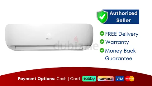 Hisense AC 1.5 Ton Split  Air Conditioner  Brand New | 1 Year Warranty | FREE Delivery