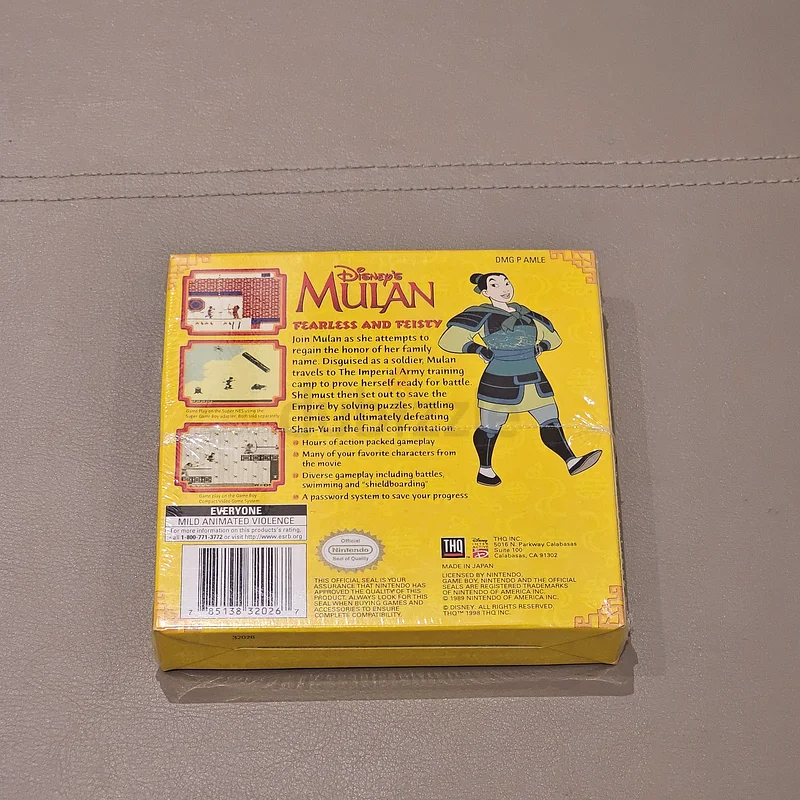 Disneys Mulan for Gameboy62930644698241111