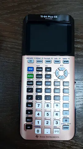 Texas Instruments Calculator Ti-84 Plus CE Python Rose Gold