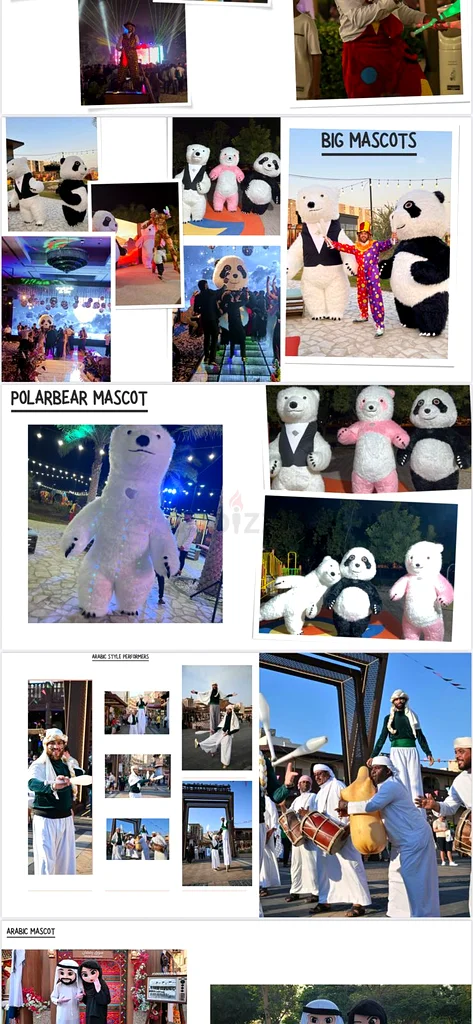 Dubai Vibes-Face Mascots, LED Juggler, MIME Artist -Free Lencers63443516508545111