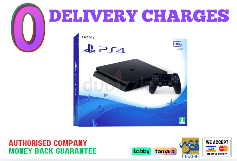 Sony PlayStation 4 -Slim- 500GB- Black63266082295555119