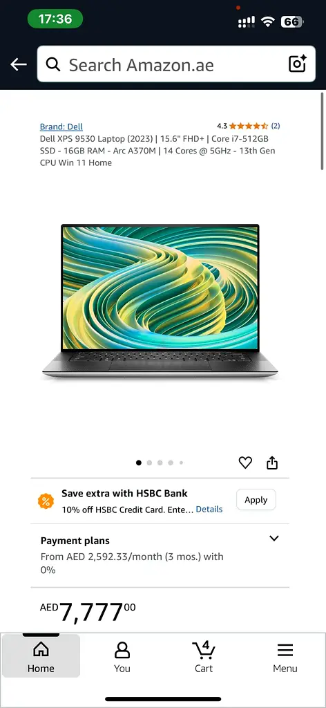 Dell Laptop - Sleek  Powerful Performance!63255527501186113
