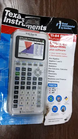Texas Instruments Calculator TI-84 Plus CE White