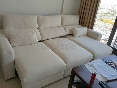 Looks like new condition Ikea Eskilstuna sofabed under storage
