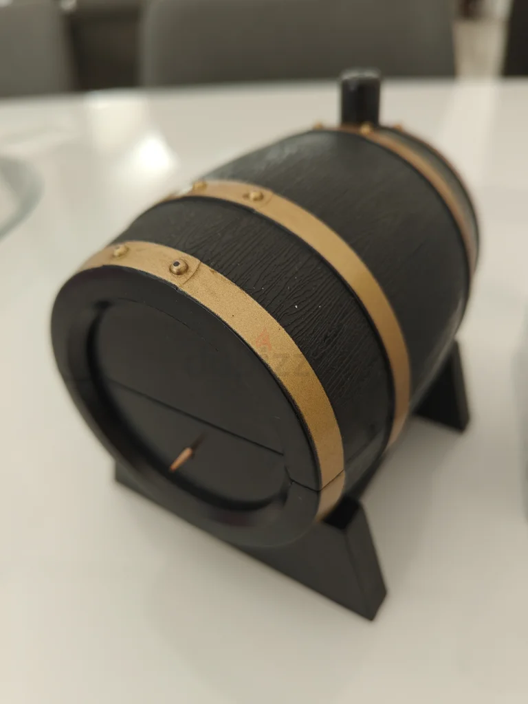 Unique Automatic Toothpick Holder Shaped Like a Wine Cask62933697049345113