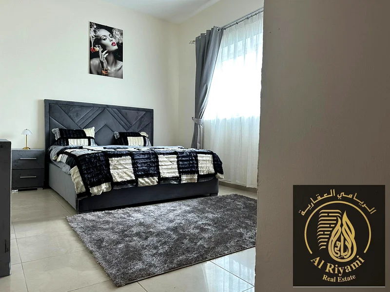 The cleanest hotel apartment in Ajman, 4 rooms and 2 halls, furnished, for monthly rent62868795293569113