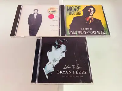 3 Bryan Ferry Music CD’s