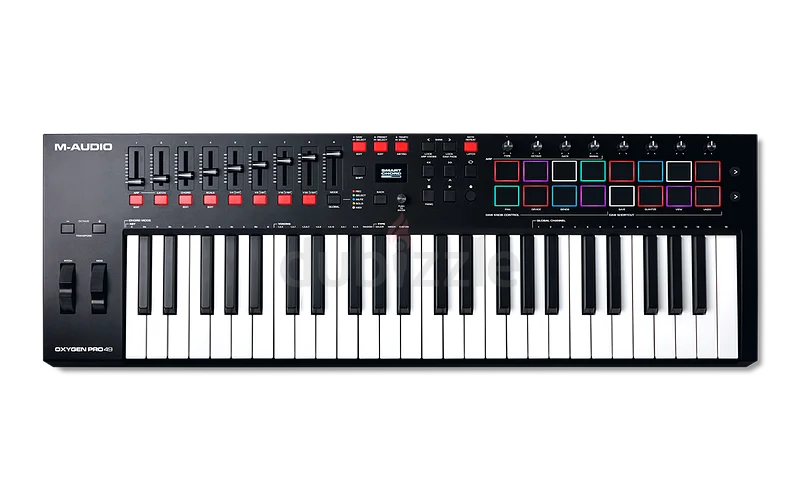 M-Audio - Oxygen Pro 49 - وحدة تحكم MIDI قوية مزودة بـ 49 مفتاحًا تعمل عبر USB - جديدة تمامًا - آخر سعر63226780097026112