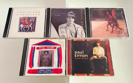 5 Paul Simon Music CD’s