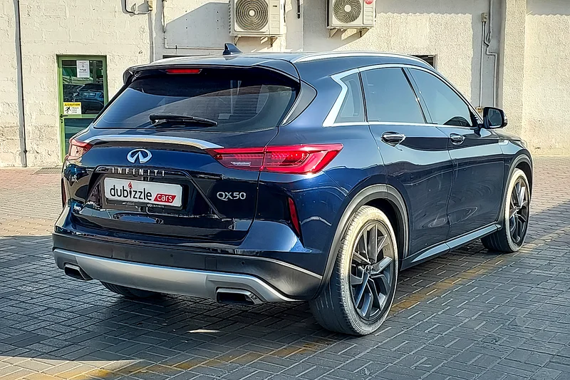 1505 درهم/شهر | إنفينيتي QX50 فاخرة 2021 | مواصفات دول مجلس التعاون الخليجي | رقم المرجع#32315263155552528257114