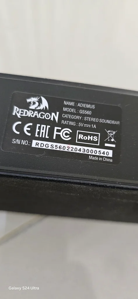 ريدراجون بار صوتي للألعاب أديموس بار صوتي CX63261838690307111