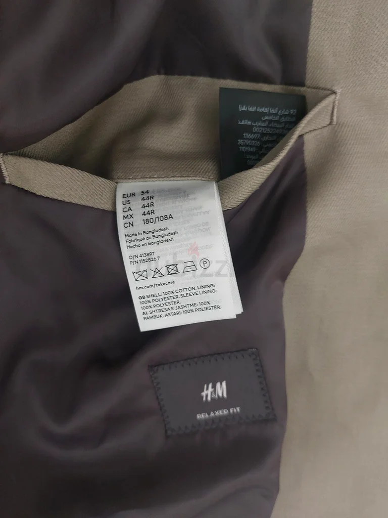HM Mens Relaxed Fit Single-breasted Jacket (Blazer)63236618102531113