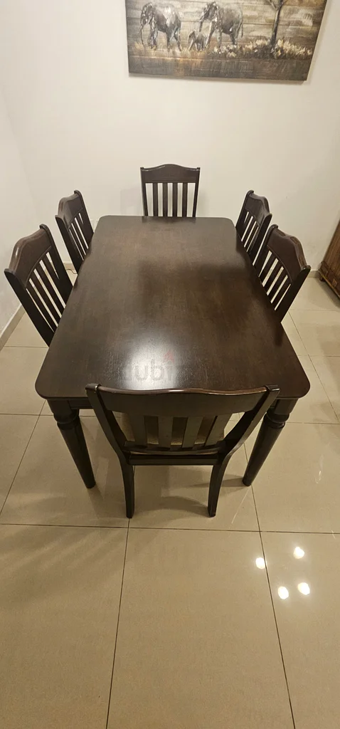 طاولة طعام لـ 6 مقاعد - للبيع62863818598530111
