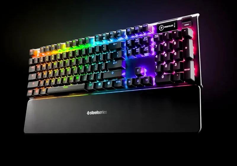 Steelseries Apex 5 - Hybrid Mechanical Gaming Keyboard - Per-Key Rgb Illumination - Oled Smart Displ63200151825281111