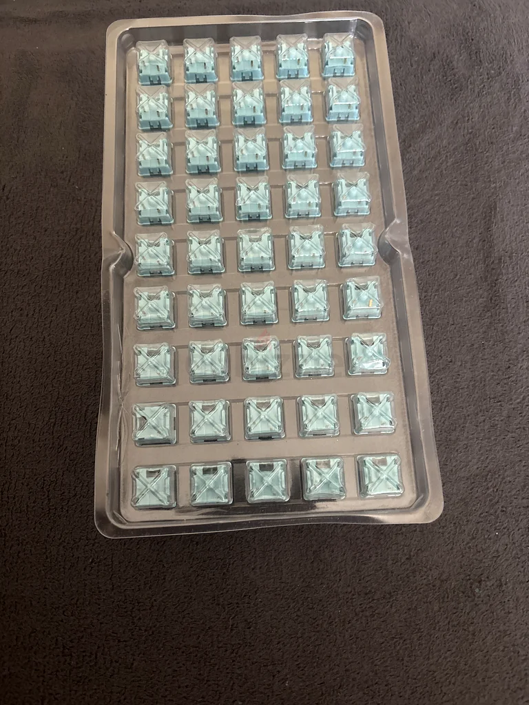 45x Blue Mechanical Keyboard Switches – Clicky  Tactile63257629214465111
