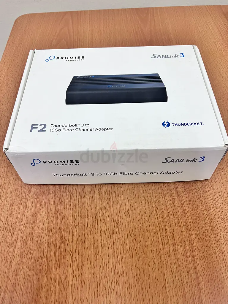 Promise SanLink3 F2 Thunderbolt 3 to 10Gb Fibre Channel Adapter - Like New!