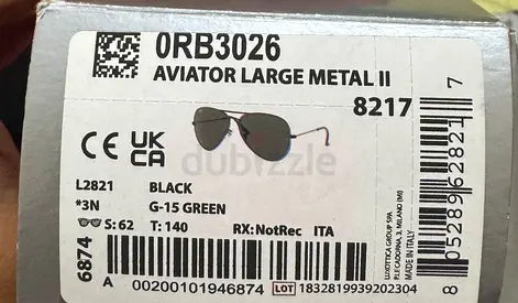 Stylish Aviator Sunglasses - G-15 Green Lens