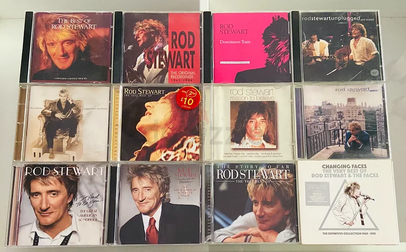 12 Rod Stewart Music CD’s62866837924482118