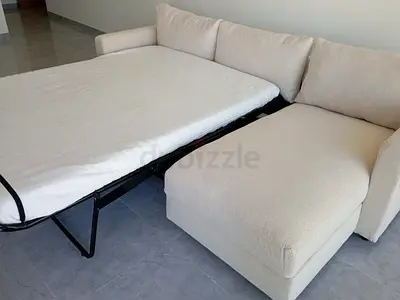 Like new condition Ikea vimle lshape sofabed under storage