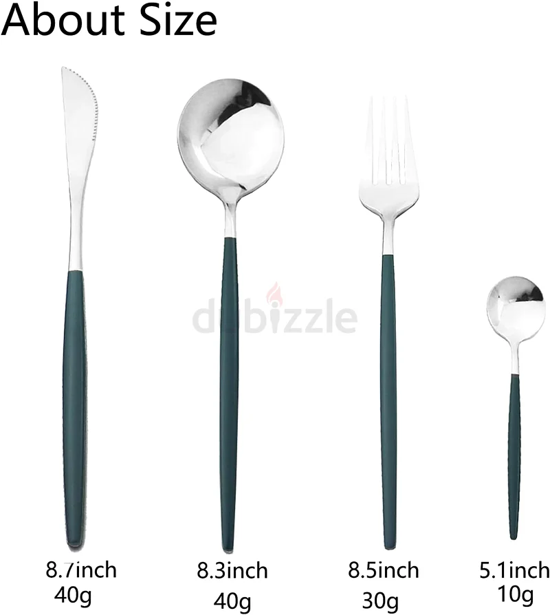 Sleek and Stylish 24-Piece Stainless Steel Cutlery Set - Perfect for Modern Dining!63215872061825112