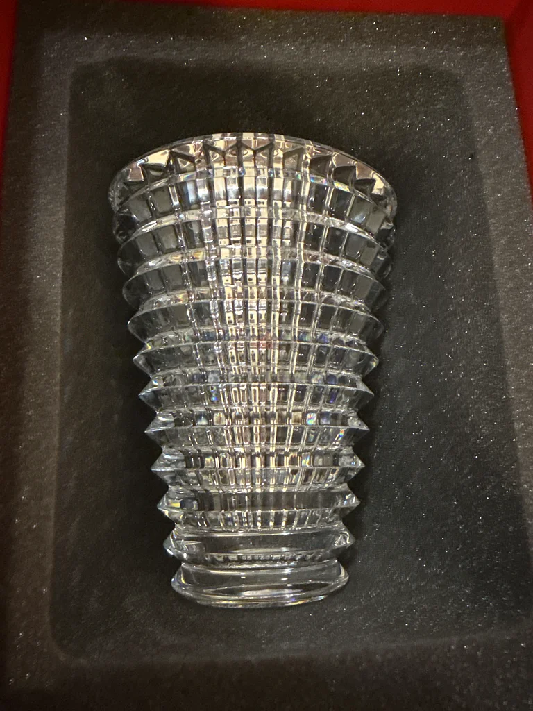 Baccarat Eye Vase Round Small Clear63222337670019111