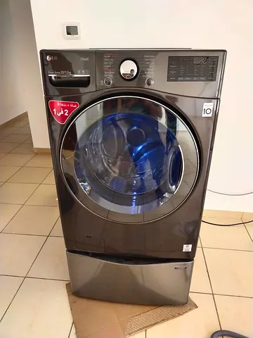 LG New Model Direct Drive Washer 20kg and 12kg Dryer With Smart Wifi Connected With mini baby Wash