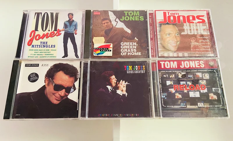 6 Tom Jones Music CD’s628668379137311110