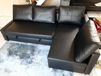L shape sofa bed with storage