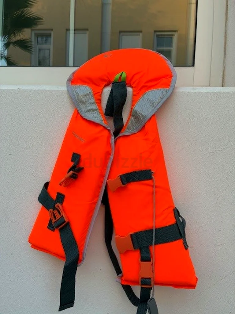 Bright Orange Life Jacket - Safety First on Water!63171313900931112
