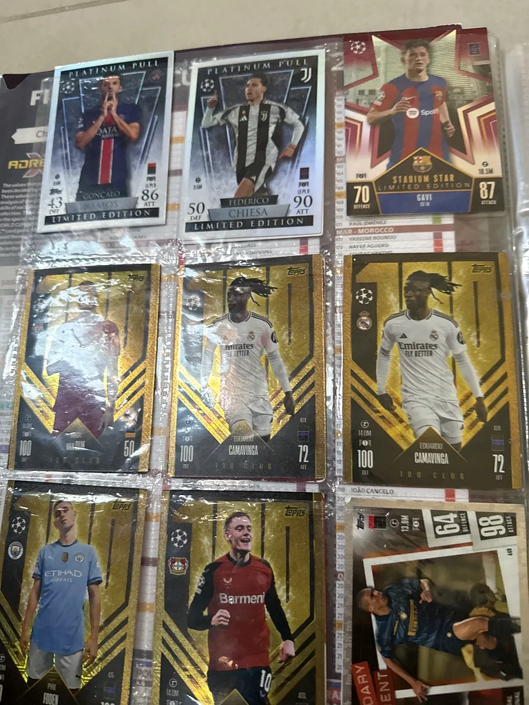Football cards there is more card than the picture and you will get a free binder63193112269443113