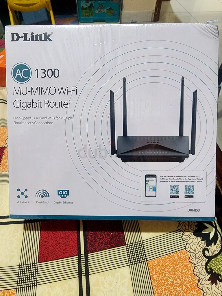 جهاز التوجيه D Link AC1300 DIR-853632560702529291122