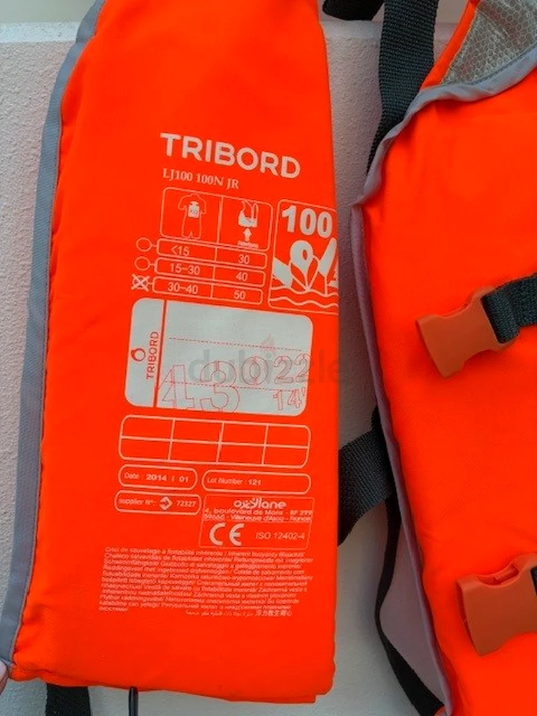 Bright Orange Life Jacket - Safety First on Water!63171313900931111