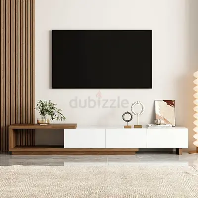 Modern tv unit with panels