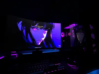 Full gaming setup computer pc