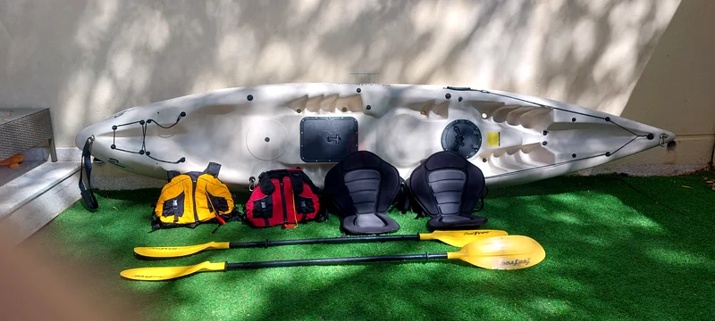 Kayak with trailer63235109756929114