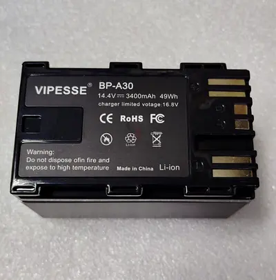 VIPESSE BP A30 BATTERY FOR CANON CAMERAS  (Brand New Stock)