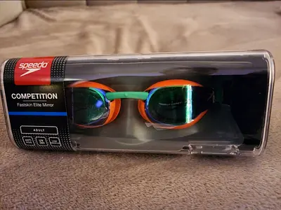 Speedo Unisex Adult Fastskin Elite Mirror Swim Goggles