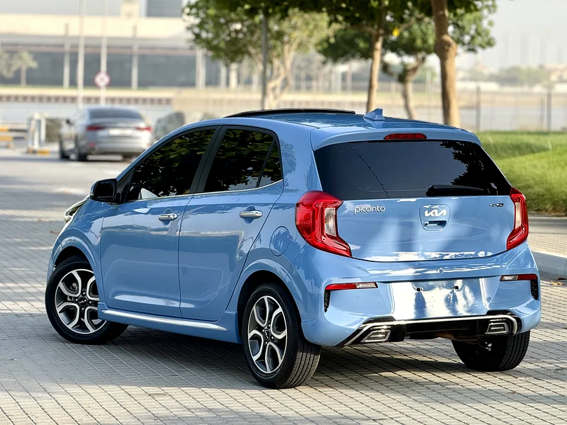 Kia Picanto 2022 model, GCC, fully loaded, in agency condition. Leather, sunroof, fingerprint, scree63135976954369114