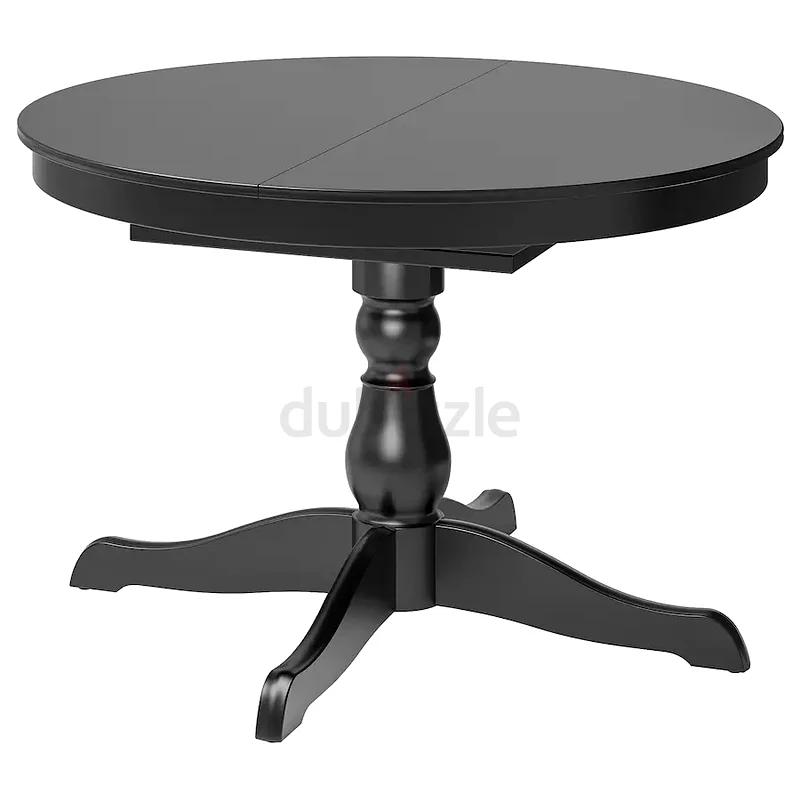 Ikea extendable dinning table with 4 comfy chairs63216833515009112