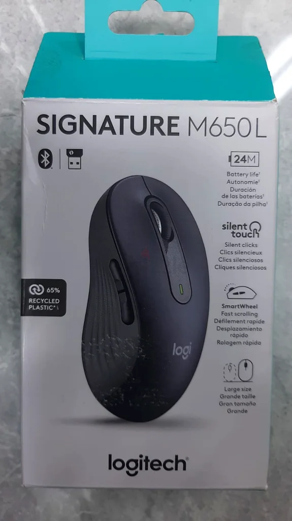 LOGITECH SIGNATURE M650 L WIRELESS MOUSE (910-006231) GRAPHITE632565981598731119