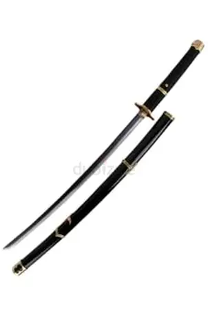 Black One Piece Rononoa Zoro Wooden Sword 104cm
