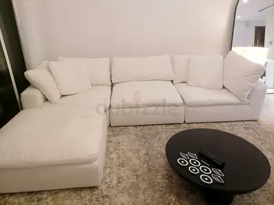Brand New condition marina home modular sofa with footstool
