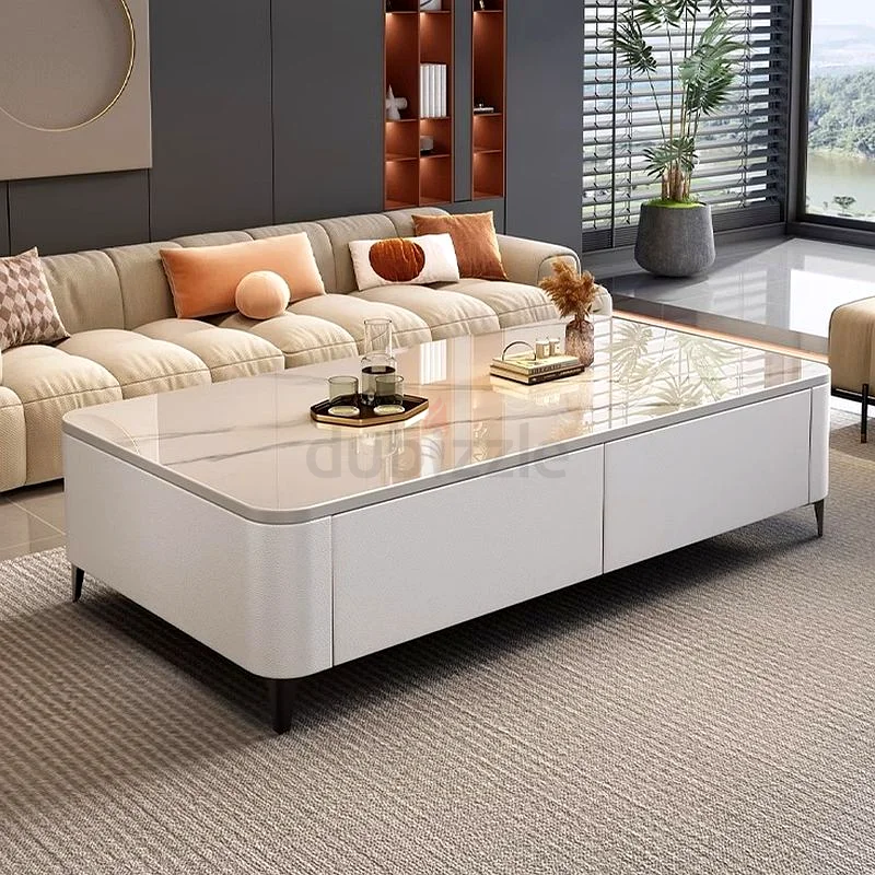 Mission Style Single Parallelogram Slate Board Game Coffee Table with Four Legs,  and 2 Drawers63179865332866111