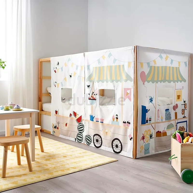 Reversible Kids Bed | Solid Pine Low to Loft Bed IB-RK90P63221354293122112