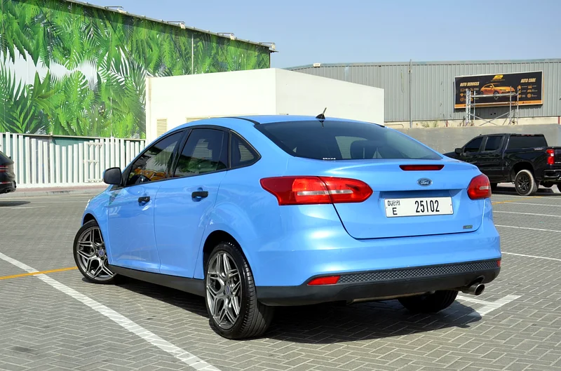 Ford Focus 2017 Blue Color GCC in Good Condition63168972355970112