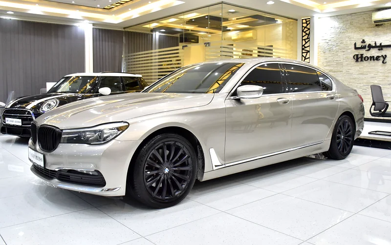 EXCELLENT DEAL for our BMW 730Li ( 2017 Model ) in Beige Color GCC Specs63160611333250111