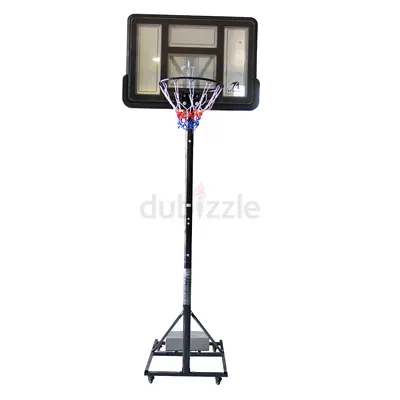 Basketball hoop stand adjustable